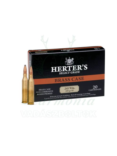 Herter's .243W 6,5g SP 2921 V330812 Golyós Lőszer