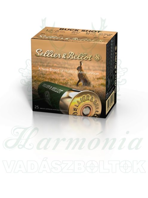Sellier & Bellot 12/70 Buck Shot, 6,09mm Sörétes Lőszer