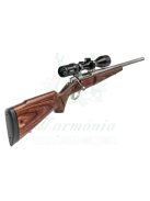 Sako 90 Varmint Laminated Picatinny sín, Gyorsítós, 60cm-es bordázott cső .308W Golyós Vadászpuska