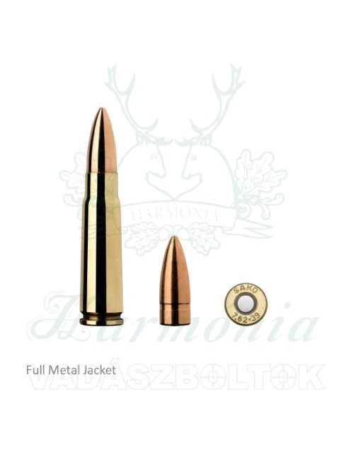 Sako 7,62x39 FMJ 8,0g 117A Golyós Lőszer