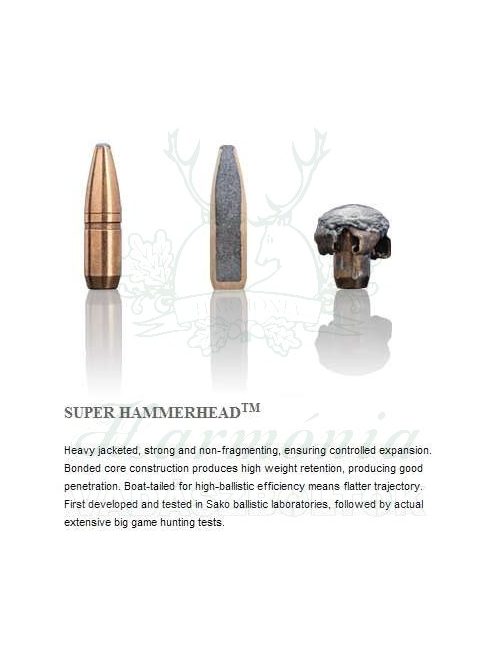 Sako .308W 10,1g 225A Super Hammerhead Golyós Lőszer