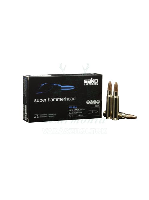 Sako .308W 9,7g 235A Super Hammaerhead Golyós Lőszer