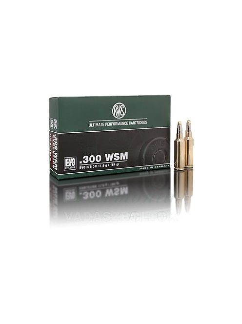 RWS .300 WSM 11,9g EVO 2315741 Golyós Lőszer
