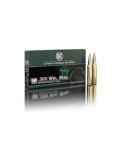 RWS .300 WM 8,8g EVO Green 2318325 Golyós Lőszer