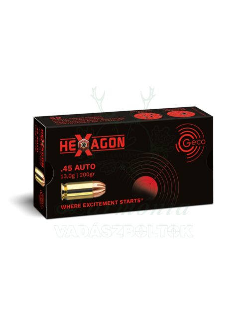 Geco .45ACP 13,0g Hexagon 2404464