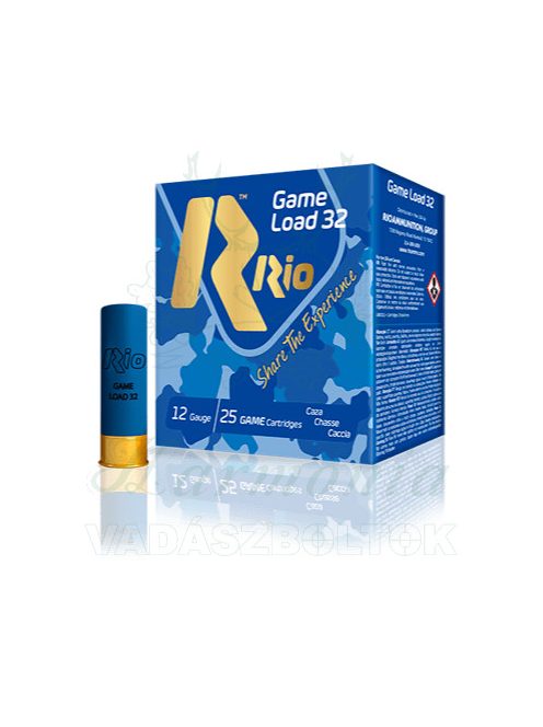 Rio Game Load 12/70, 32g, 3,0mm, No-5- Sörétes Lőszer