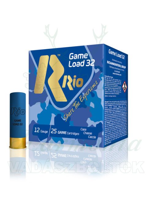 Rio Game Load 12/70, 36g, 3,0mm, No-5- Sörétes Lőszer